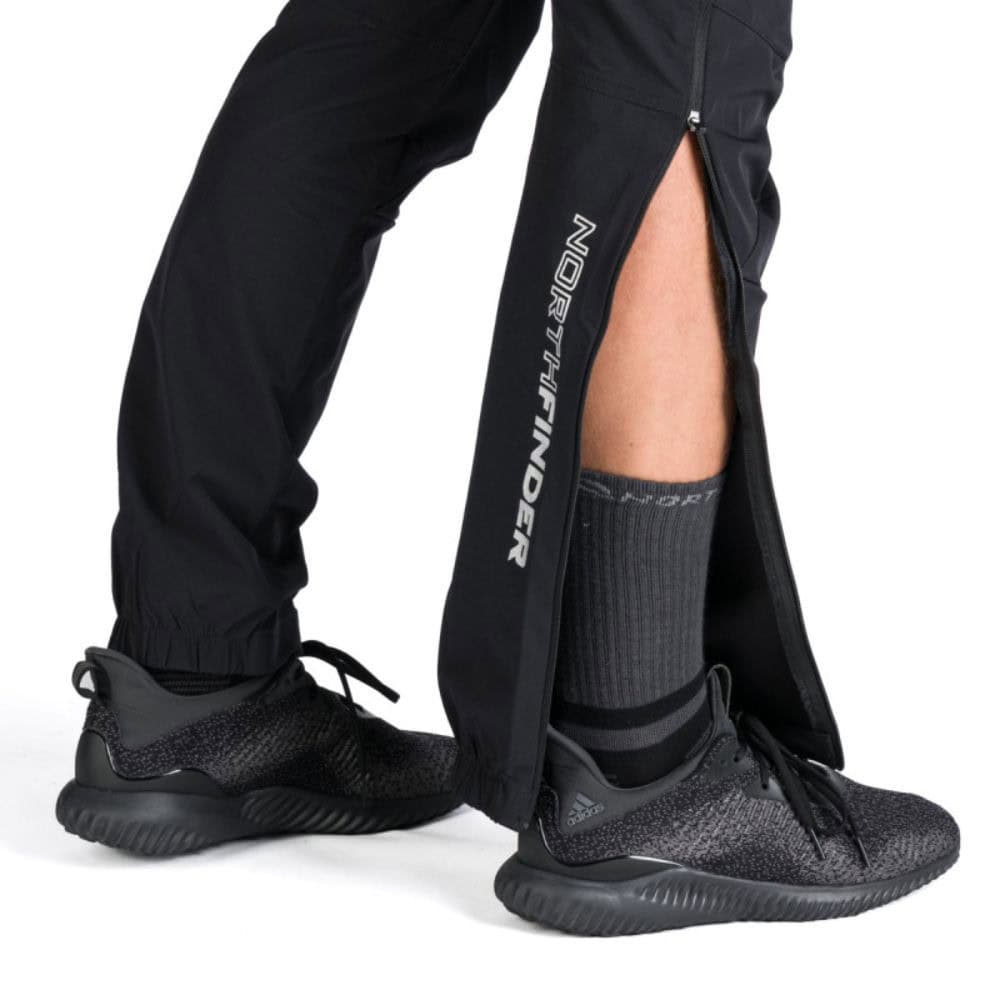 Softshellové nohavice NORTHFINDER Ganek Black - Turistické nohavice - 8