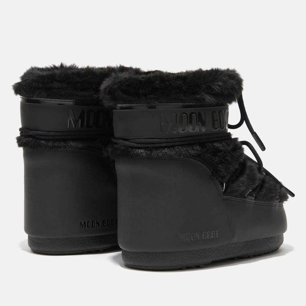 Snehule MOON BOOT Low Faux Fur Black - Zimná obuv - 2