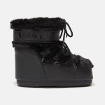 Snehule MOON BOOT Low Faux Fur Black