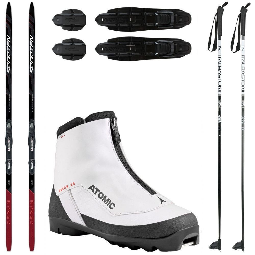 Dámsky bežkový set SPORTEN Perun Pro Skin W so stúpacím pásom + viazanie + topánky Atomic + palice - Dámske sety - 1