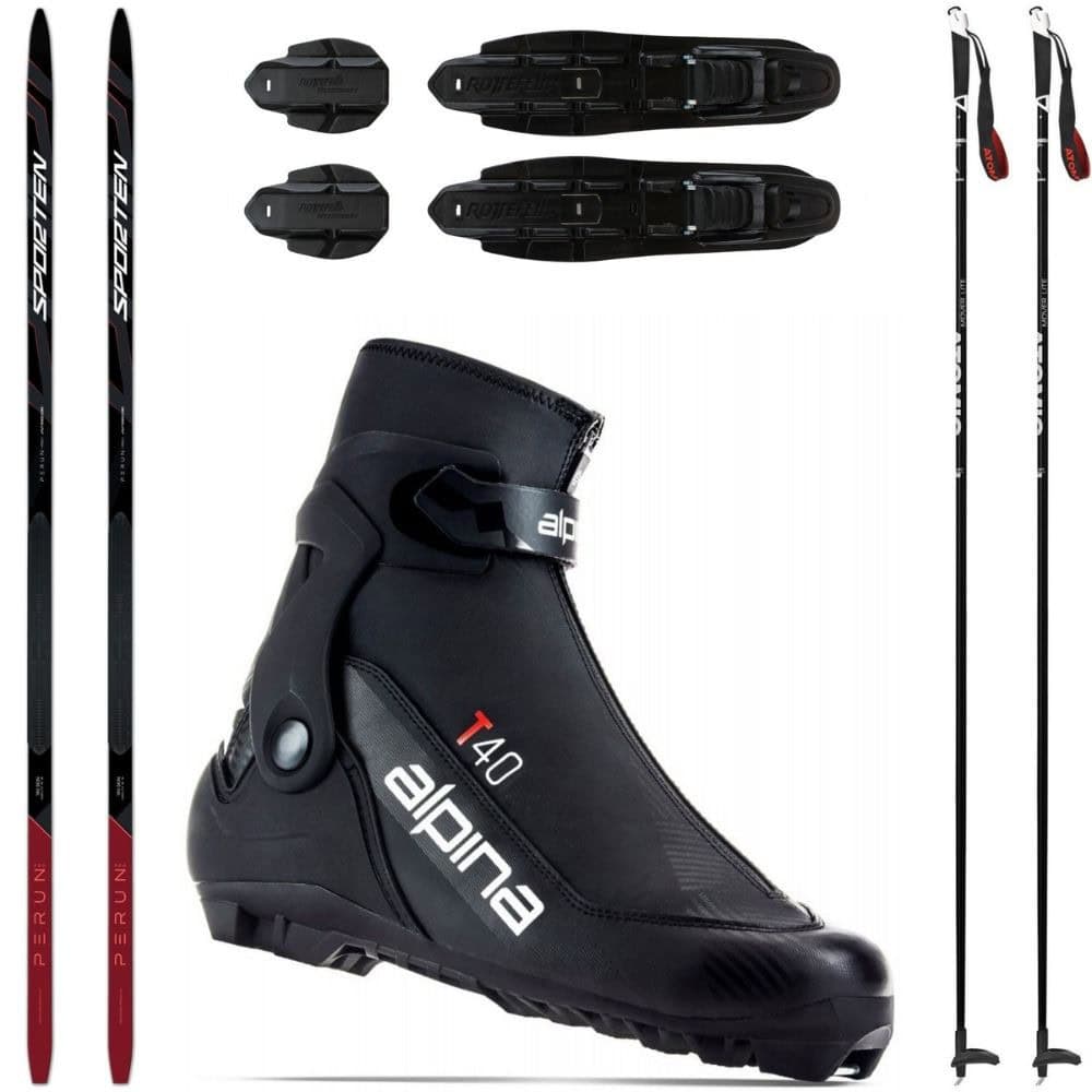 Dámsky bežkový set SPORTEN Perun Pro Skin W so stúpacím pásom + viazanie + topánky Alpina T40 + palice - Dámske sety - 1
