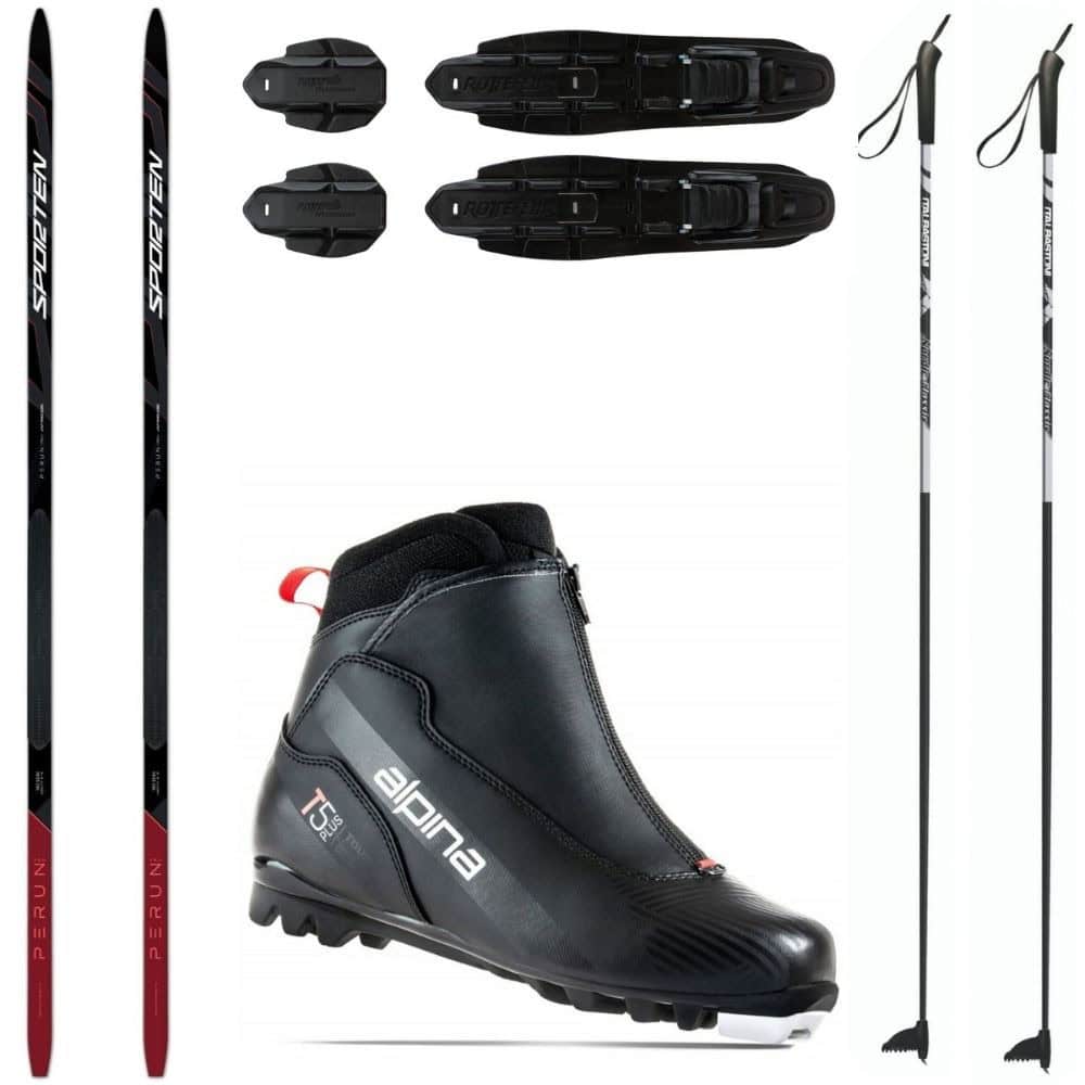 Dámsky bežkový set SPORTEN Perun Pro Skin W so stúpacím pásom + viazanie + topánky Alpina T10 + palice - Dámske sety - 1
