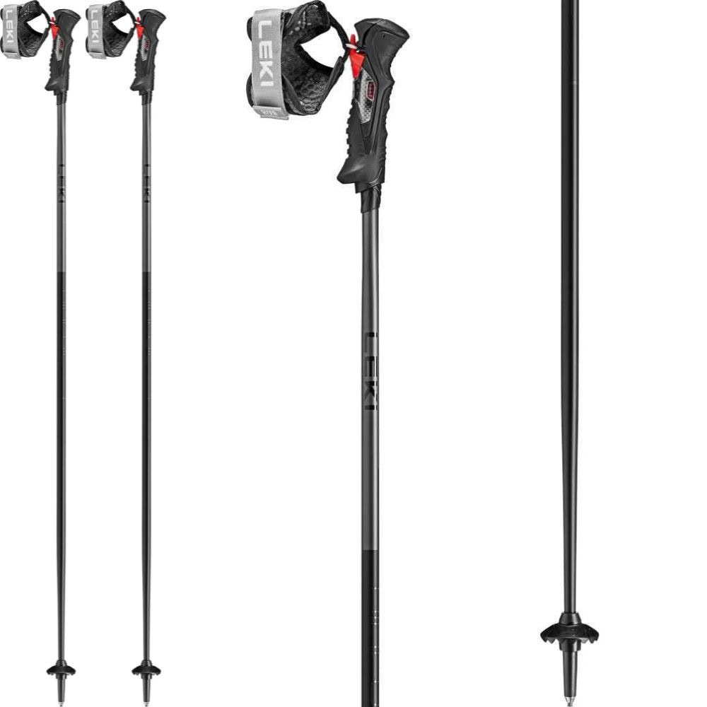 Lyžiarske palice LEKI Airfoil 3D Black Anthracite - Pánske palice - 1