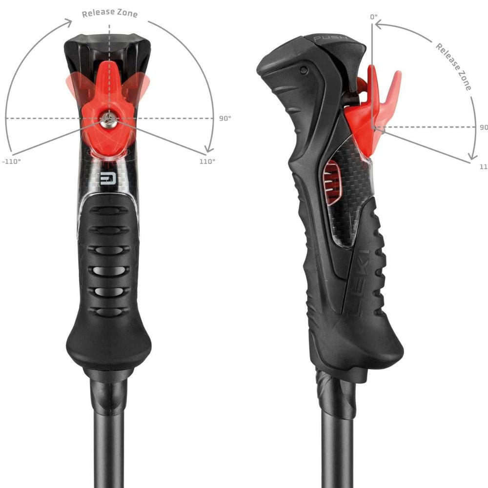 Lyžiarske palice LEKI Airfoil 3D Black Anthracite - Pánske palice - 2