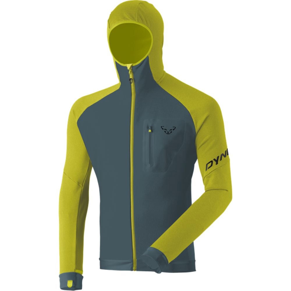 Mikina DYNAFIT Radical PTC M JKT Golden Lime - Technické mikiny - 3
