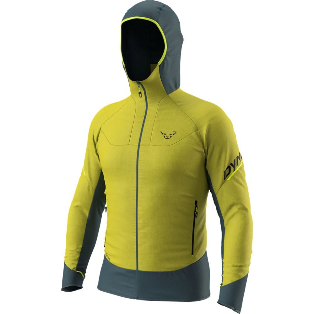Bunda DYNAFIT Mezzalama Polartec Alpha® Jacket M Golden Lime - Bundy na bežky a skialp - 1