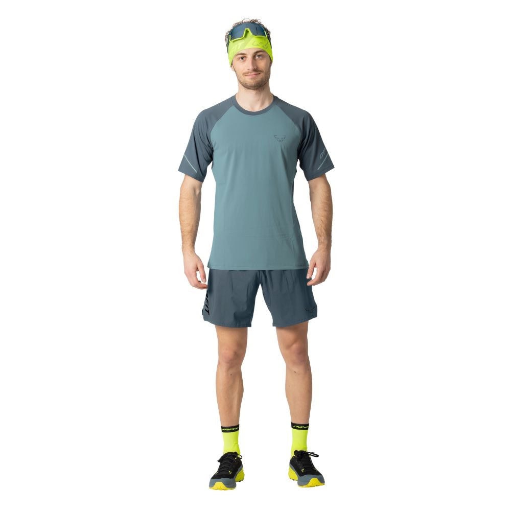Tričko DYNAFIT Alpine Pro M S/S TEE Smoke Blue - DYNAFIT - 2