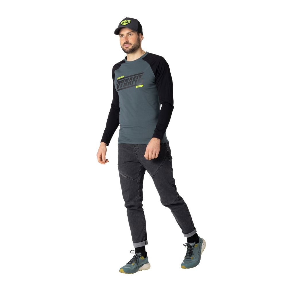 Tričko DYNAFIT 24/7 M L/S TEE Cinder - DYNAFIT - 2