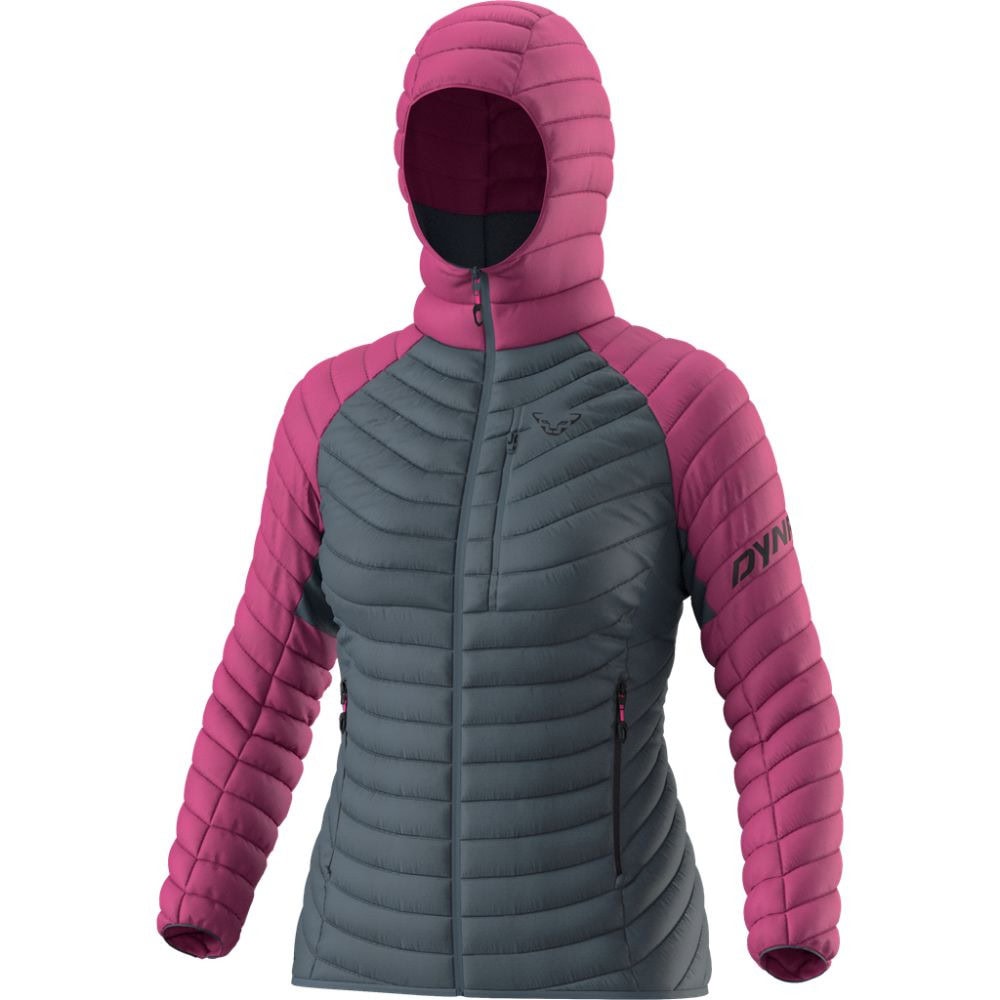 Bunda DYNAFIT Radical Down RDS Hooded Jacket W Magenta - Bundy na bežky a skialp - 1