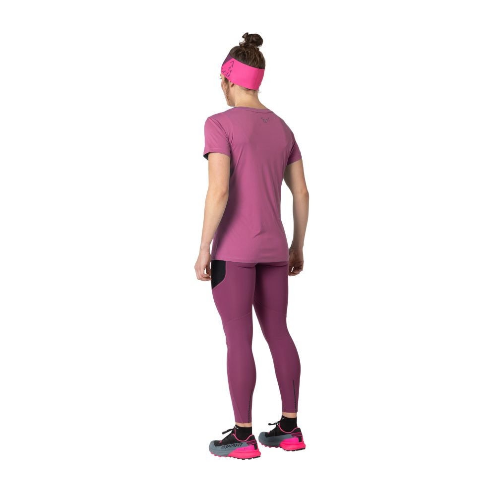 Tričko DYNAFIT Traverse 2 W S/S TEE Magenta - Dámske oblečenie - 3