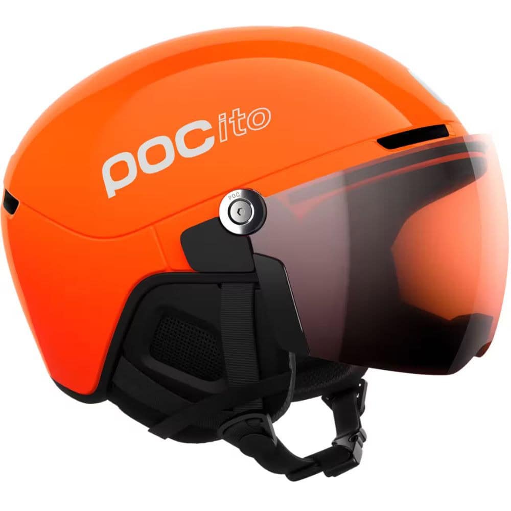 Lyžiarska prilba POC Pocito Obex Visor Fluorescent Orange - Detské prilby - 2