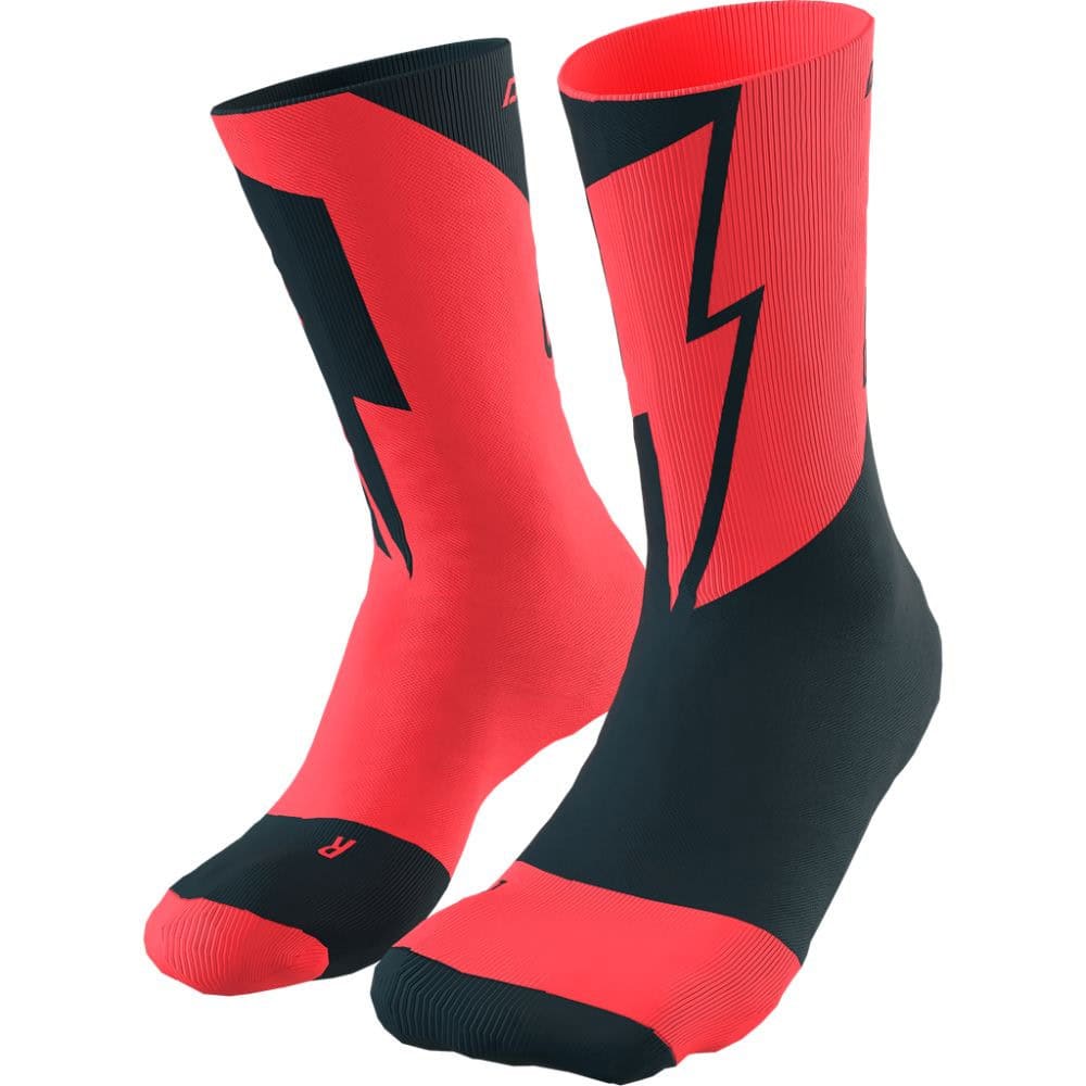 Ponožky DYNAFIT No Pain No Gain SK Fluo Coral - Ponožky - stredné - 2