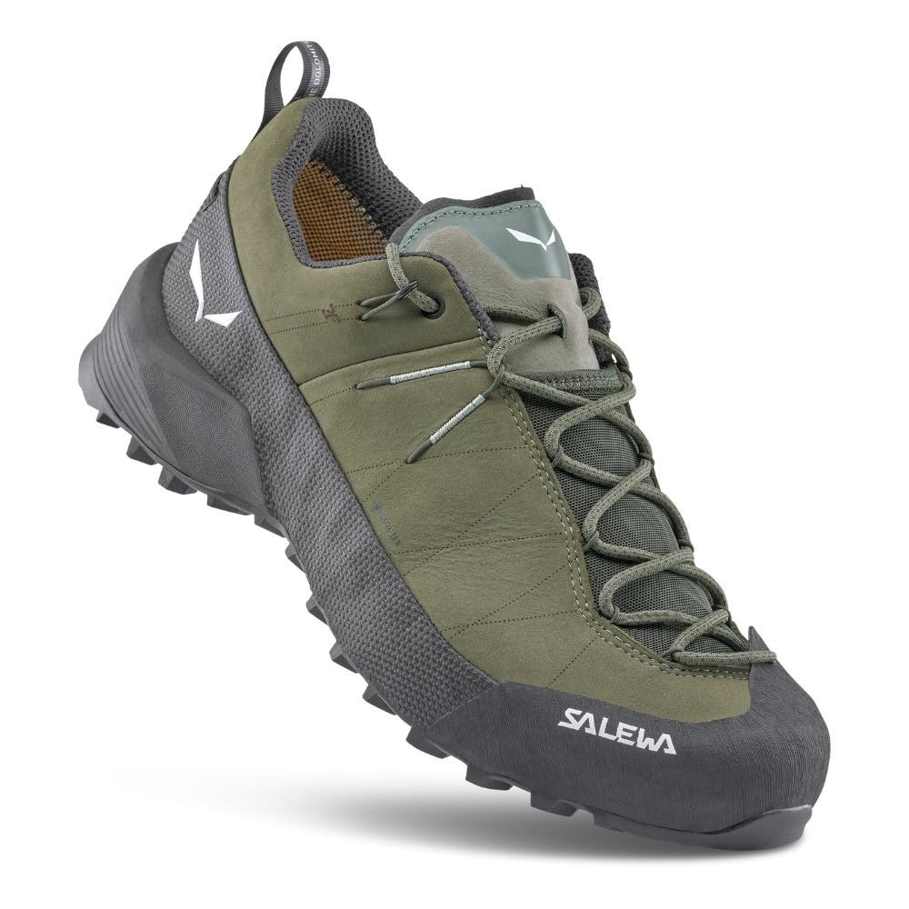 Turistické topánky SALEWA Wildfire Leather 2 GTX M Faded Green/Black - Turistická obuv - 3