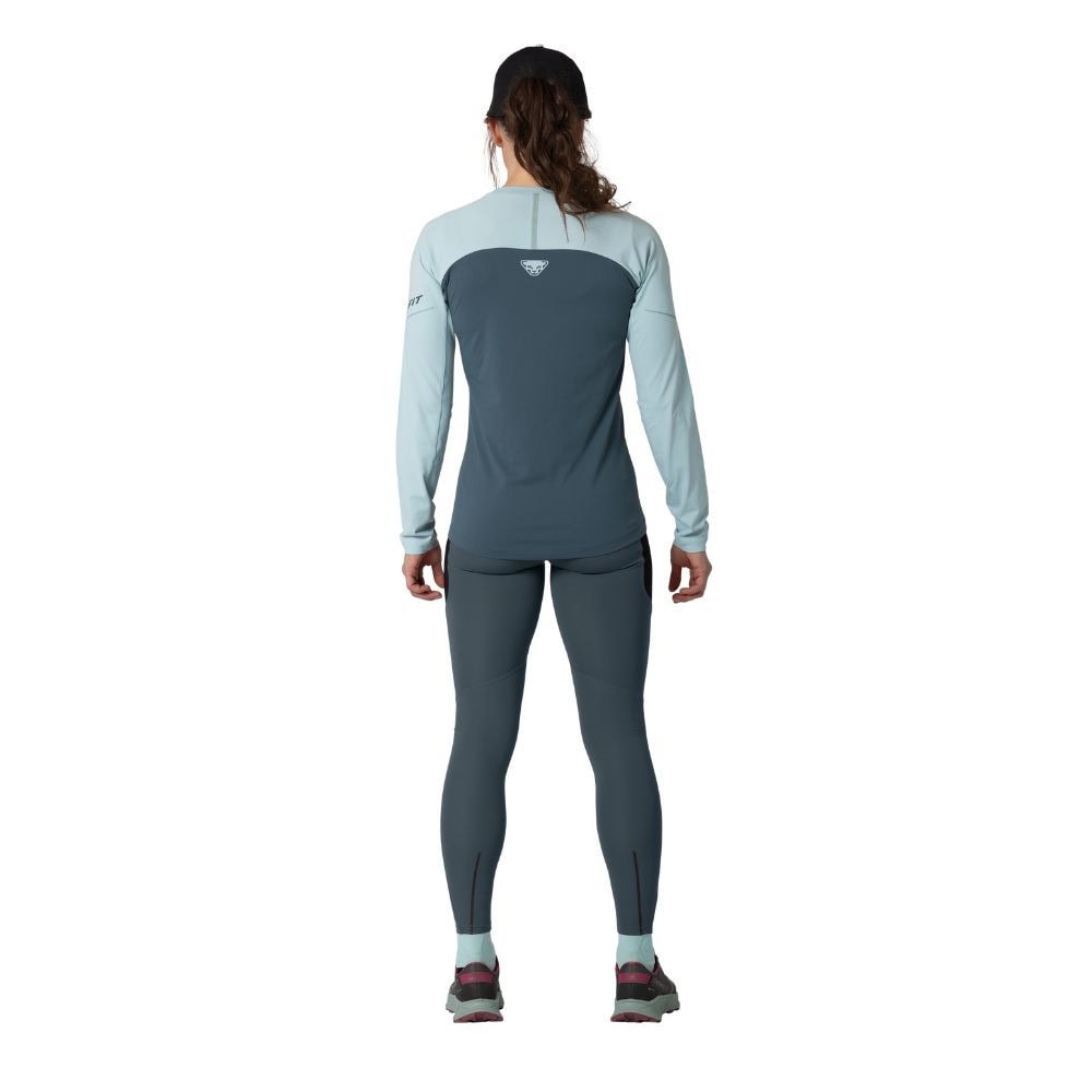 Športové tričko DYNAFIT Alpine Pro W L/S Cloud Blue - Dámske oblečenie - 3
