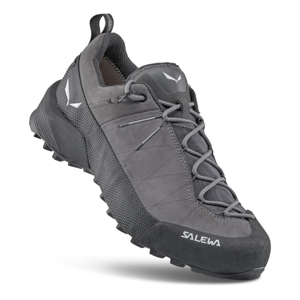 Turistické topánky SALEWA Wildfire Leather 2 GTX M Quiet Shade/Black - Turistická obuv - 3