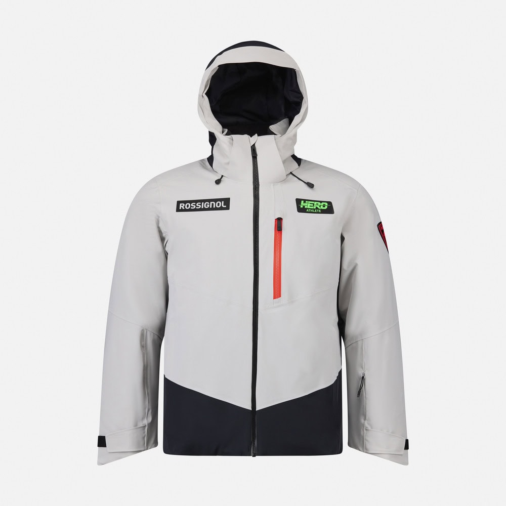 Lyžiarska bunda ROSSIGNOL Hero Blackside Insulated JKT Soft Grey - Lyžiarske bundy - 15