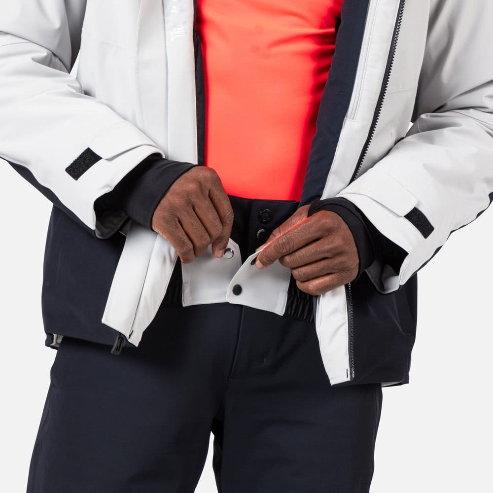 Lyžiarska bunda ROSSIGNOL Hero Blackside Insulated JKT Soft Grey - Lyžiarske bundy - 11