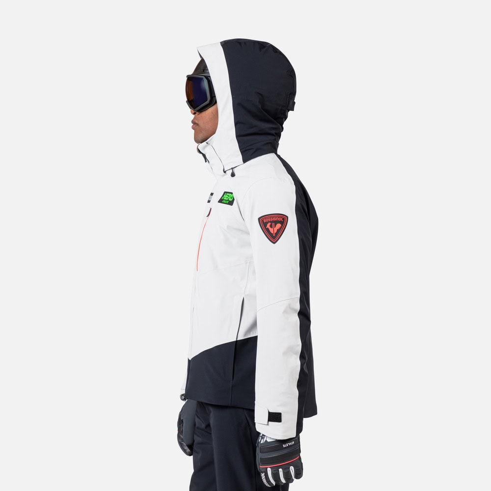 Lyžiarska bunda ROSSIGNOL Hero Blackside Insulated JKT Soft Grey - Lyžiarske bundy - 2