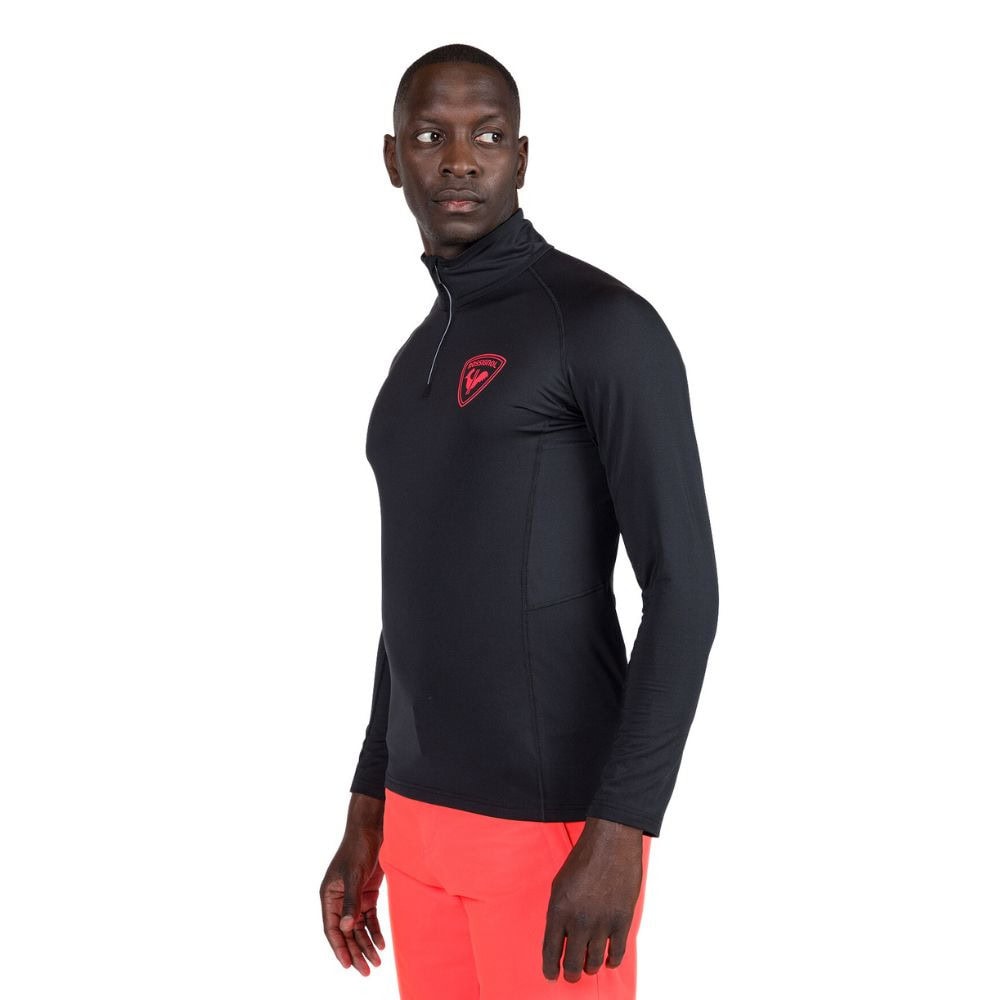 Tričko ROSSIGNOL New Hero Classique HZ Black - Lyžiarske oblečenie ROSSIGNOL - 2
