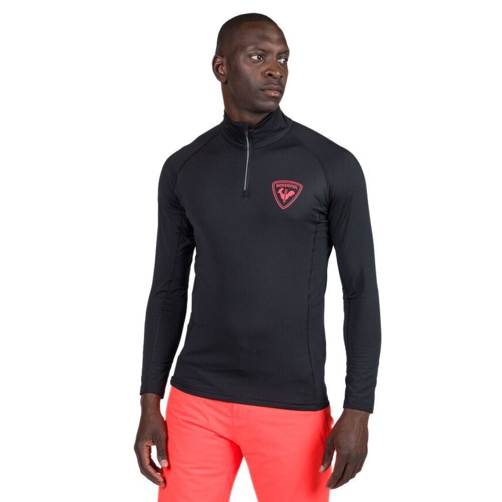 Tričko ROSSIGNOL New Hero Classique HZ Black - Lyžiarske oblečenie ROSSIGNOL - 1