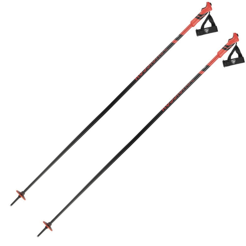 Lyžiarske palice ROSSIGNOL CLIP TACTIC - Black Red - Pánske palice - 1