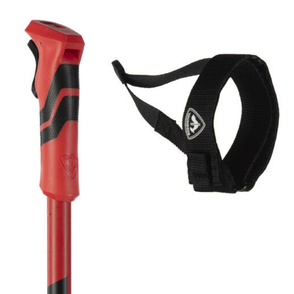 Lyžiarske palice ROSSIGNOL CLIP TACTIC - Black Red - Pánske palice - 2