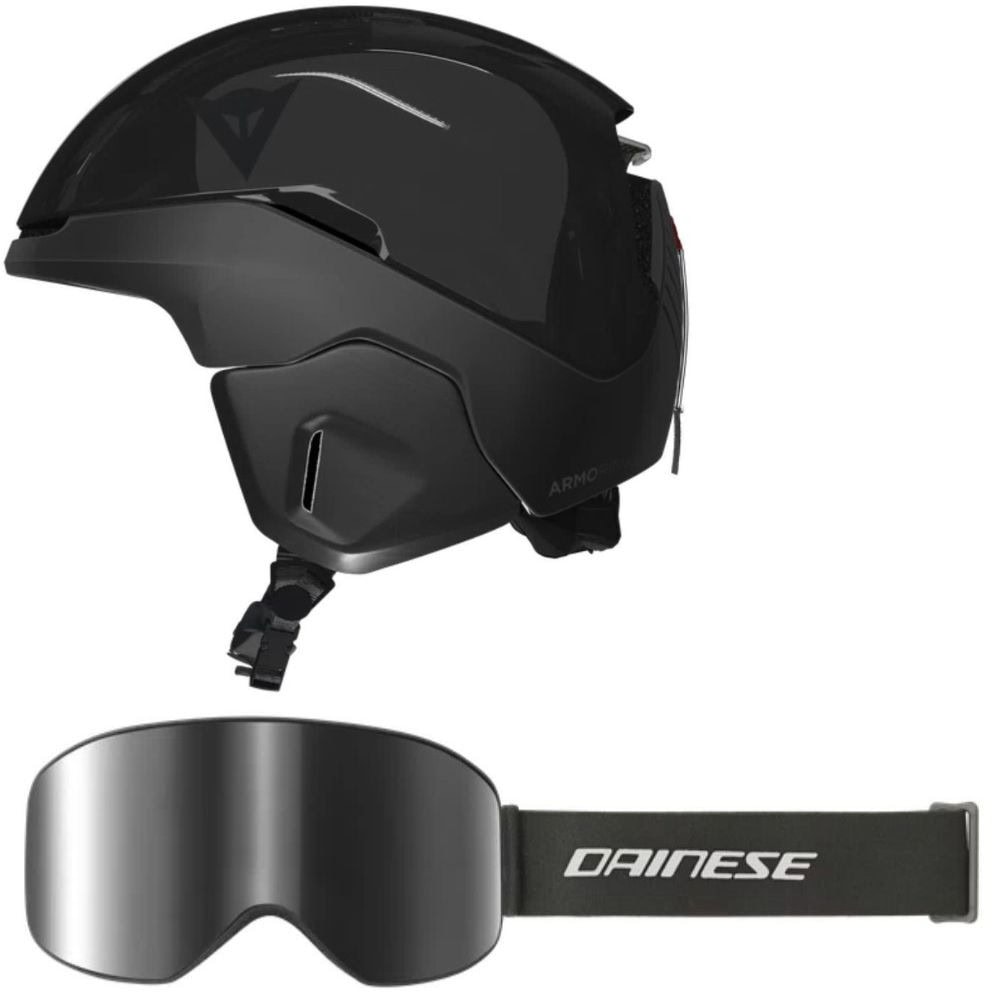 Lyžiarska prilba DAINESE Nucleo Mips & Okuliare HP Horizon Stretch Limo/Silver - Pánske prilby - 1