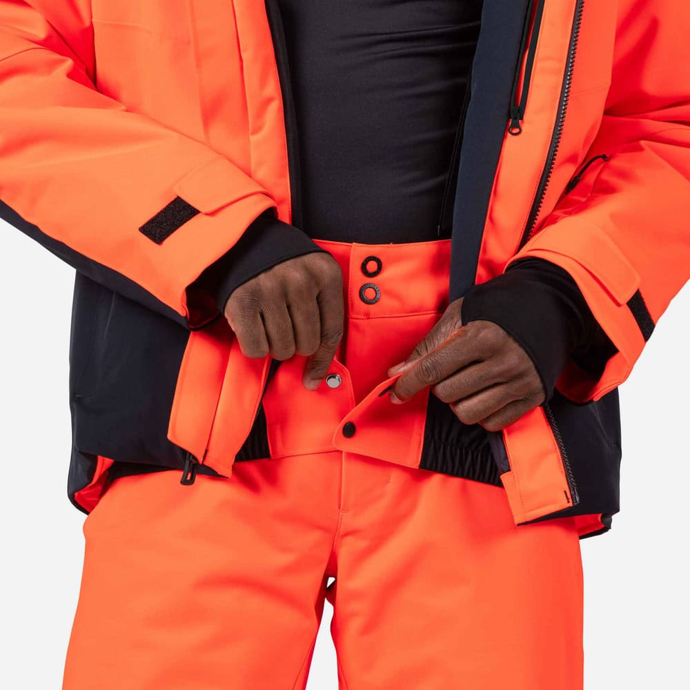 Lyžiarska bunda ROSSIGNOL Hero Blackside Insulated JKT Neon Red - Lyžiarske bundy - 5