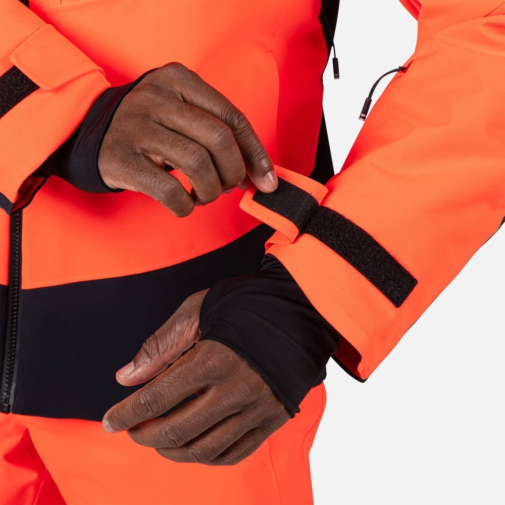 Lyžiarska bunda ROSSIGNOL Hero Blackside Insulated JKT Neon Red - Lyžiarske bundy - 9