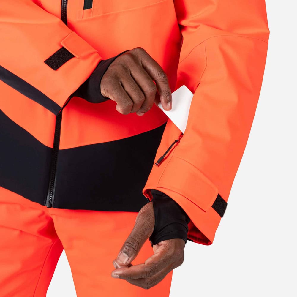 Lyžiarska bunda ROSSIGNOL Hero Blackside Insulated JKT Neon Red - Lyžiarske bundy - 10