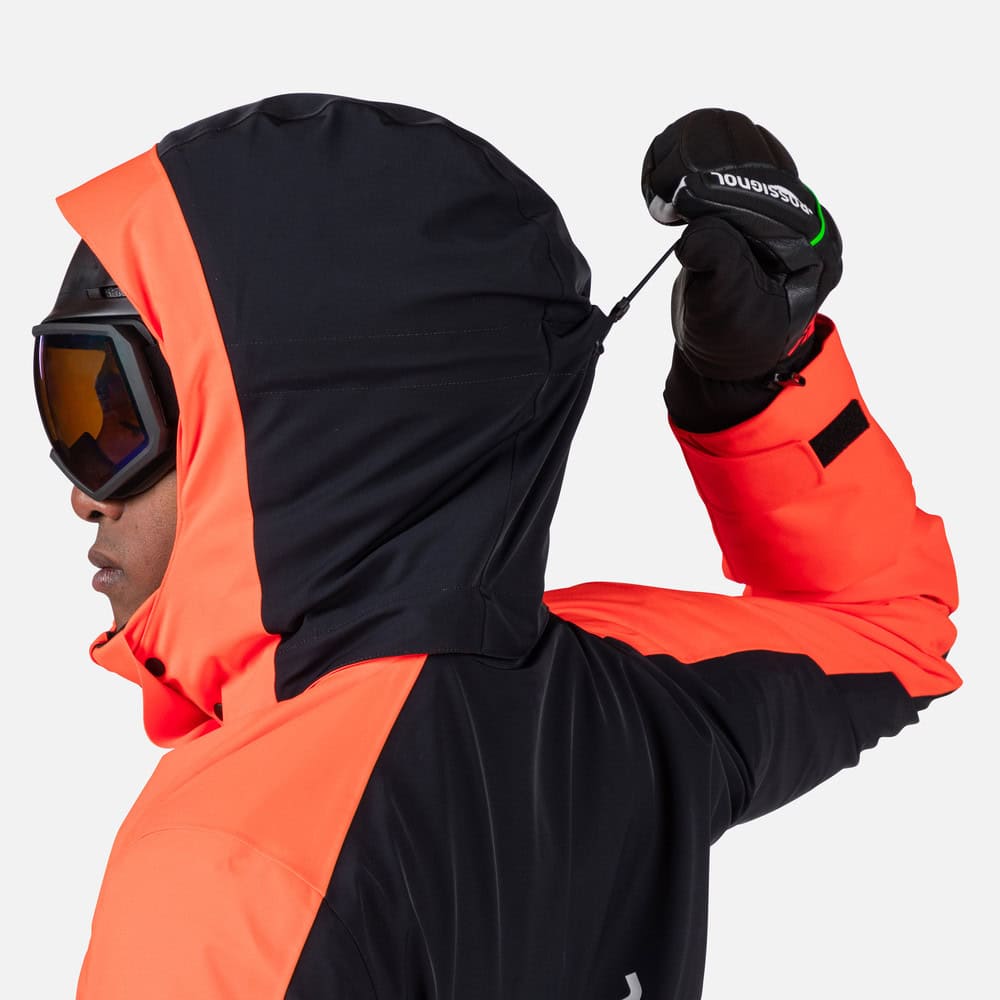 Lyžiarska bunda ROSSIGNOL Hero Blackside Insulated JKT Neon Red - Lyžiarske bundy - 13