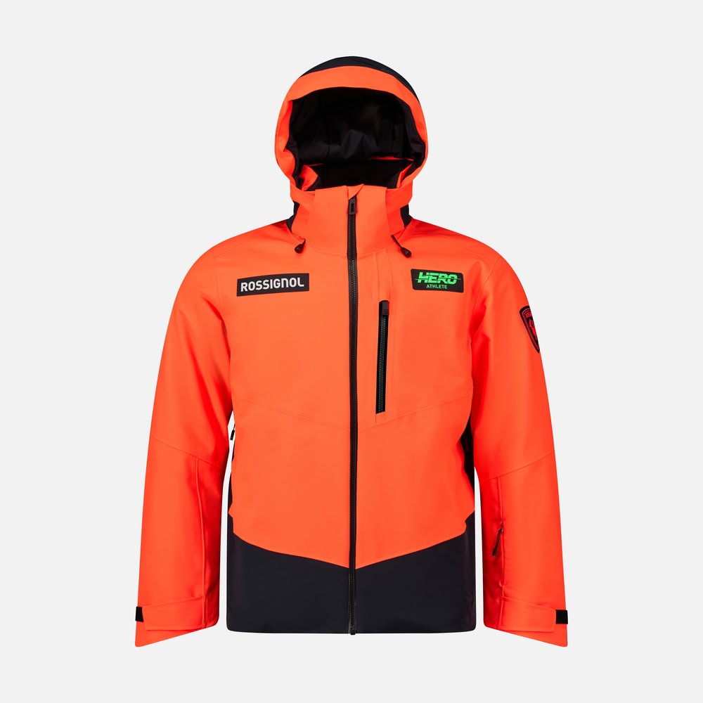 Lyžiarska bunda ROSSIGNOL Hero Blackside Insulated JKT Neon Red - Lyžiarske bundy - 15