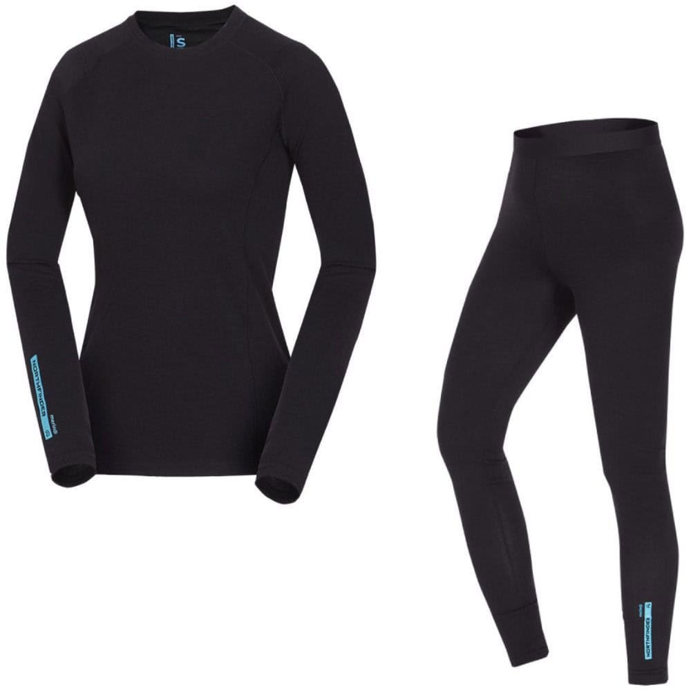 Merino tričko NORTHFINDER Deja + Merino legíny NORTHFINDER Kendal Black - Športové termoprádlo - 2