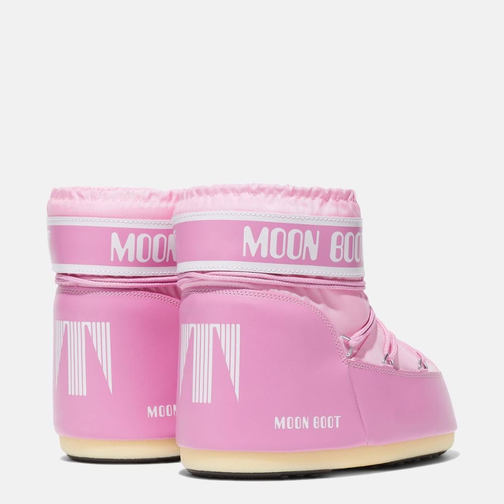 Snehule MOON BOOT Icon Low Nylon Pink - Zimná obuv - 2