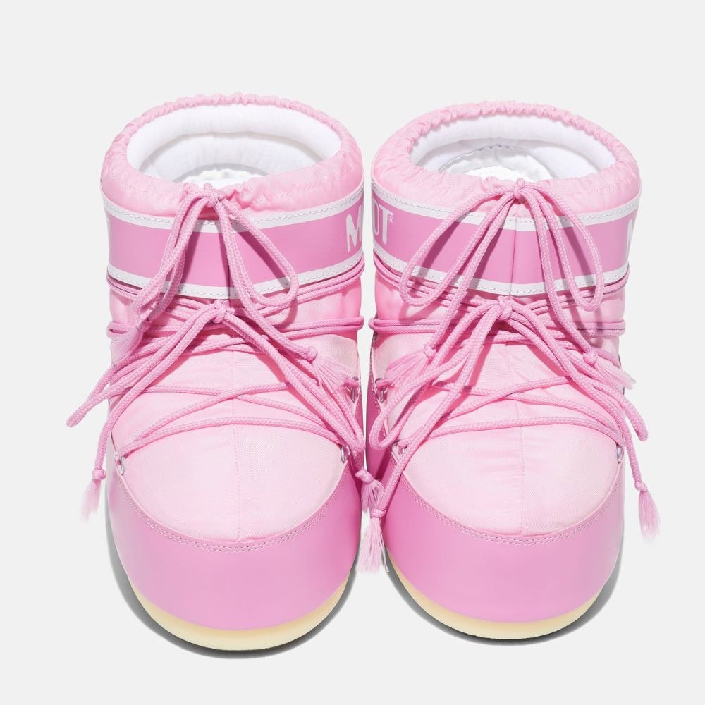 Snehule MOON BOOT Icon Low Nylon Pink - Zimná obuv - 3