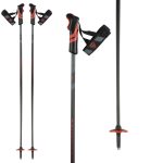 Lyžiarske palice ROSSIGNOL Tactic Carbon Clip Red
