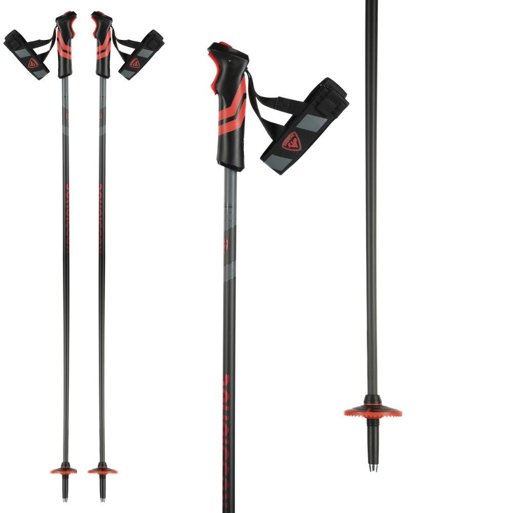 Lyžiarske palice ROSSIGNOL Tactic Carbon Clip Red - Pánske palice - 1