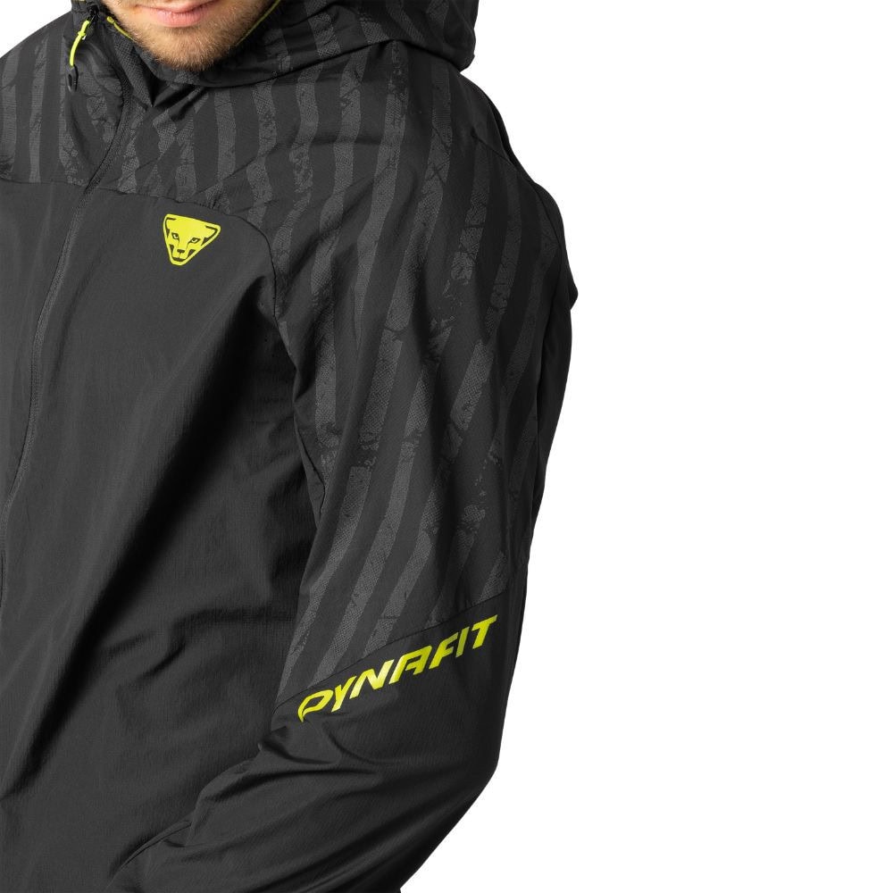 Bunda DYNAFIT Trail Reflective Wind Jacket Men Black - Bundy & Vesty - 6