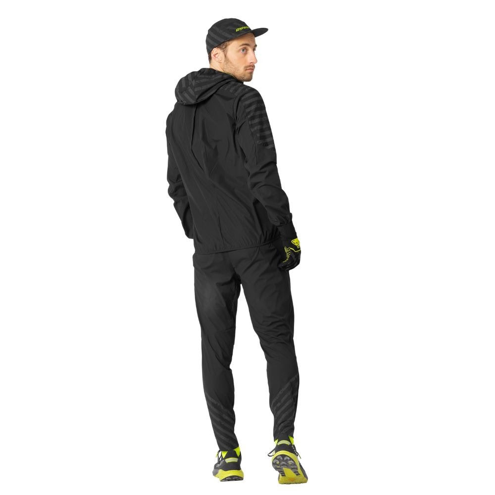 Bunda DYNAFIT Trail Reflective Wind Jacket Men Black - Bundy & Vesty - 4