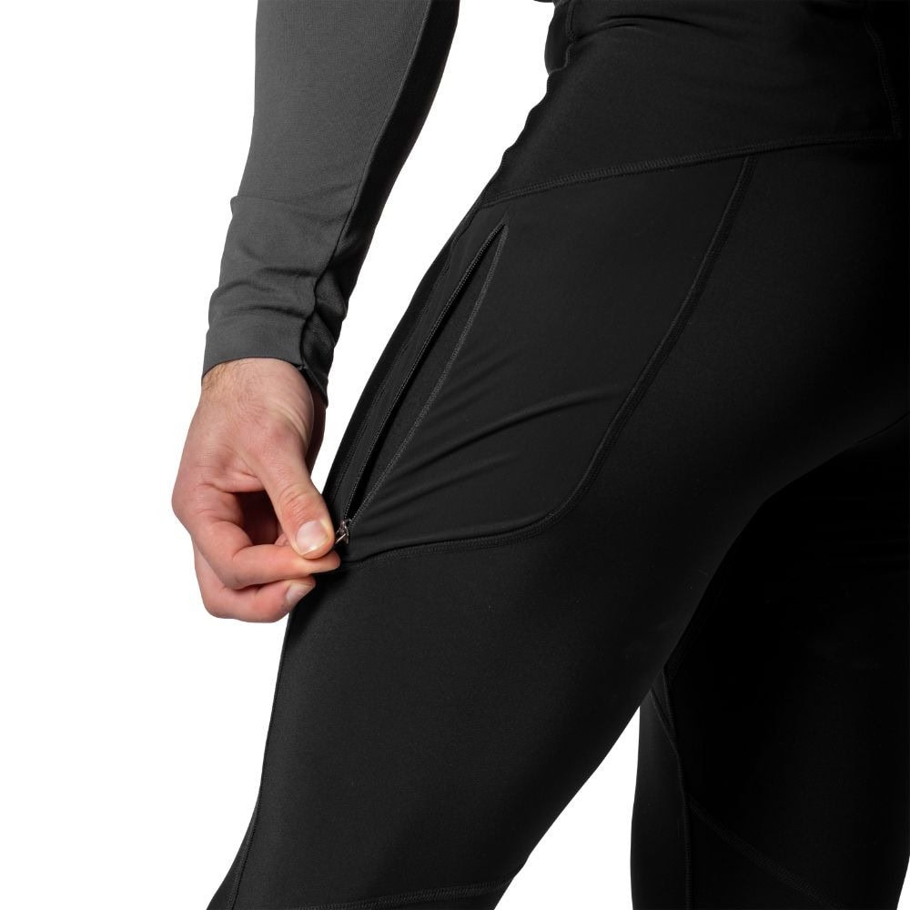 Legíny DYNAFIT Winter Running Tights Men Black - Kompresné - legíny - 8
