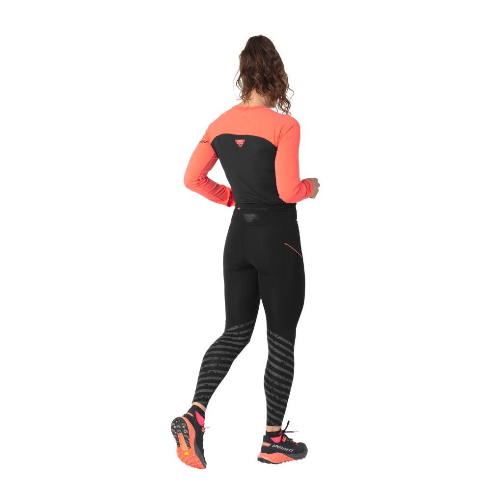 Legíny DYNAFIT Trail Reflective Tights Women Black - Legíny - 5