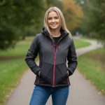 Bunda ICEPEAK Liljan Black/Pink