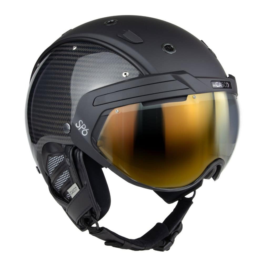 Lyžiarska prilba CASCO SP-6 Split Carbon Black s fotochromatickým zorníkom - Prilby s priezorom - 1