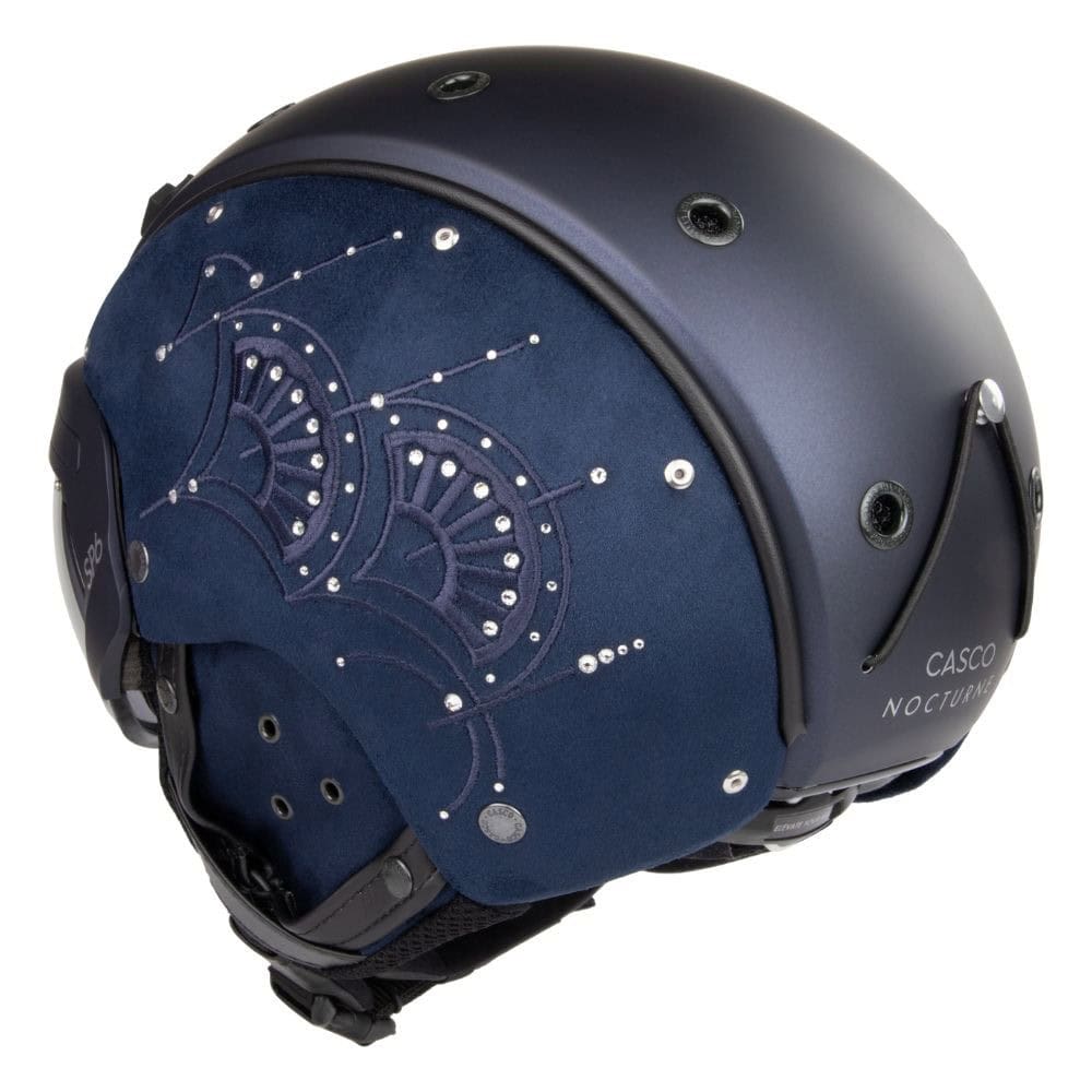Lyžiarska prilba CASCO SP-6 Majesty Nocturne Blue Nubuk Crystal - Prilby s priezorom - 4