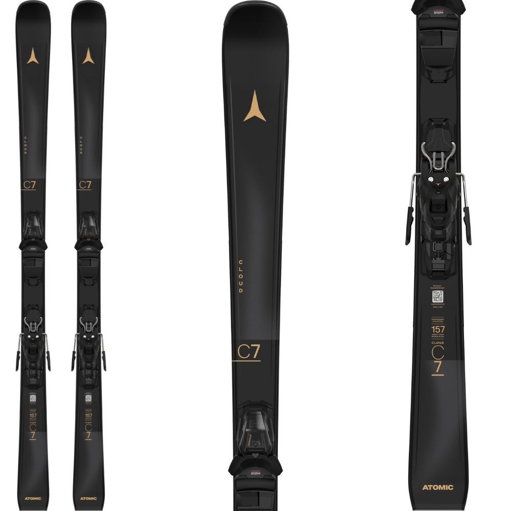 Zjazdové lyže ATOMIC CLOUD C7 BLACK + M 10 GW - Dámske lyže - 1