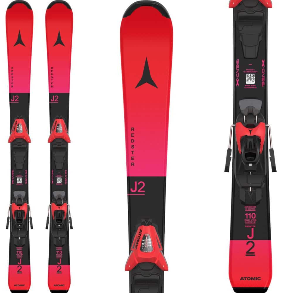 Zjazdové ATOMIC REDSTER J2 100-120 + C 5 GW - Detské lyže - 1