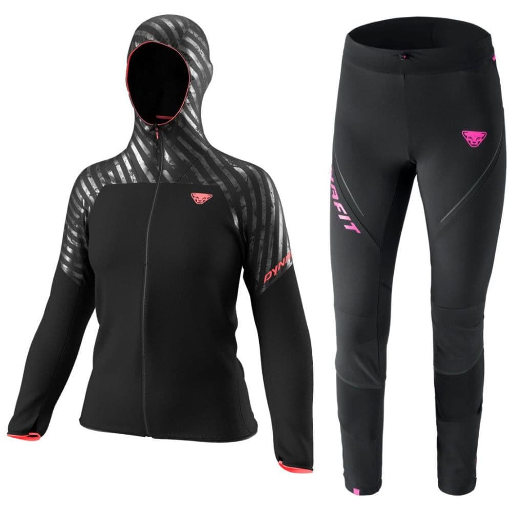 Komplet DYNAFIT Trail Reflective Wind Jacket W Black + DYNAFIT Alpine Warm Pants W Black - SETY - Turistické oblečenie - 1