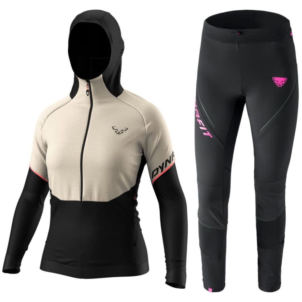 Komplet DYNAFIT Alpine Hybrid JKT W Overcast + DYNAFIT Alpine Warm Pants W Black - SETY - Turistické oblečenie - 1