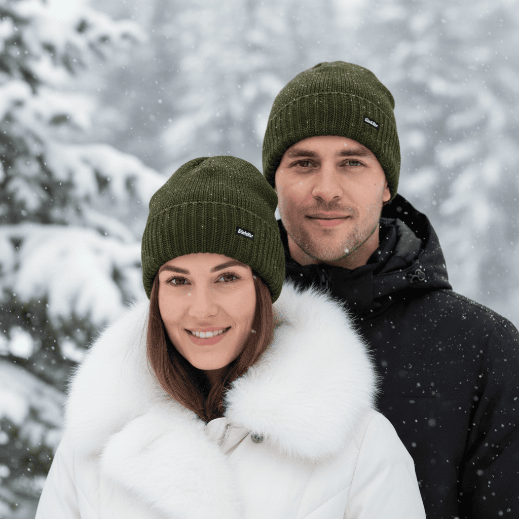Zimná čiapka EISBÄR Trop MÜ XL Dark Green - Čiapky - 3