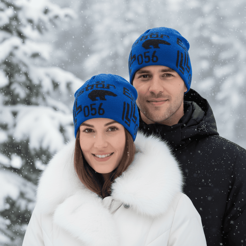 Zimná čiapka EISBÄR MÜ Blitzblau/Schwarz - Čiapky - 2